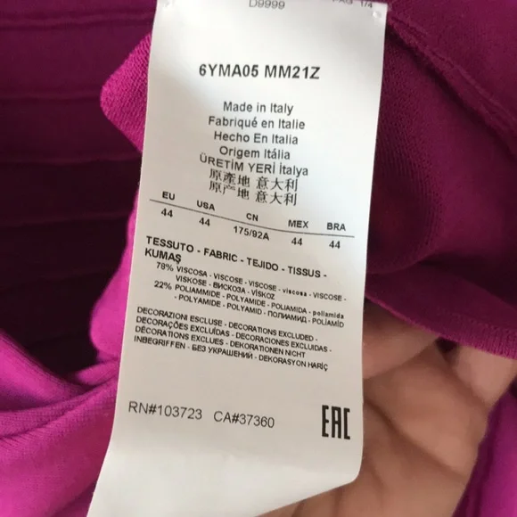 NWT - Armani body-con dress size 44, US12 - Picture 10 of 12